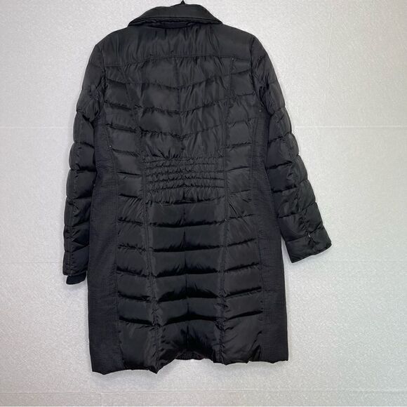 Michael Kors Long Puffer Faux Fur Hooded Jacket L - Picture 4 of 6